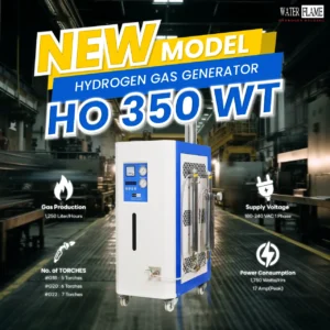 เปิดตัวแล้ว! รุ่นใหม่ล่าสุด  HYDROGEN GAS GENERATOR Model HO350WT